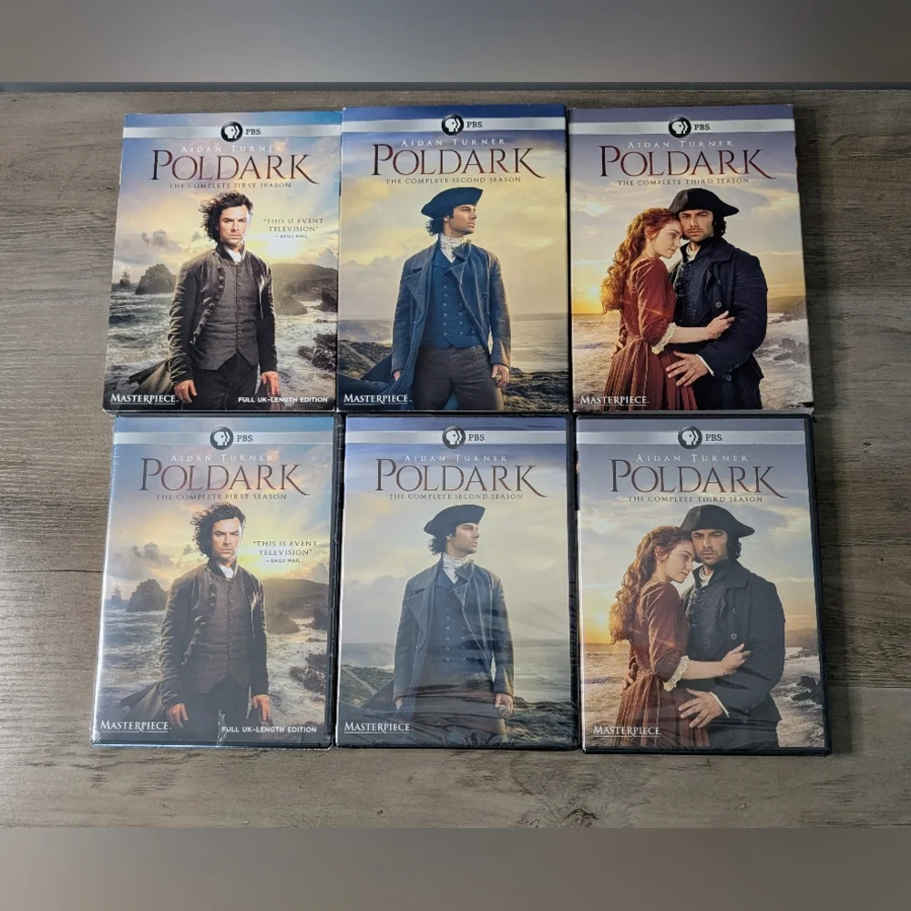 Poldark - PBS TV Series - Seasons 1-3 DVD New Sealed British 2015 - Picture 3 of 5